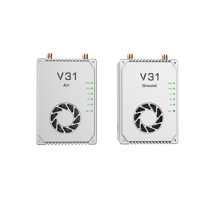 Transceptor de vídeo digital V31 Tecnologías avanzadas OFDM y MIMO para UAV Radio Link con grado 20-30km (aire a tierra)